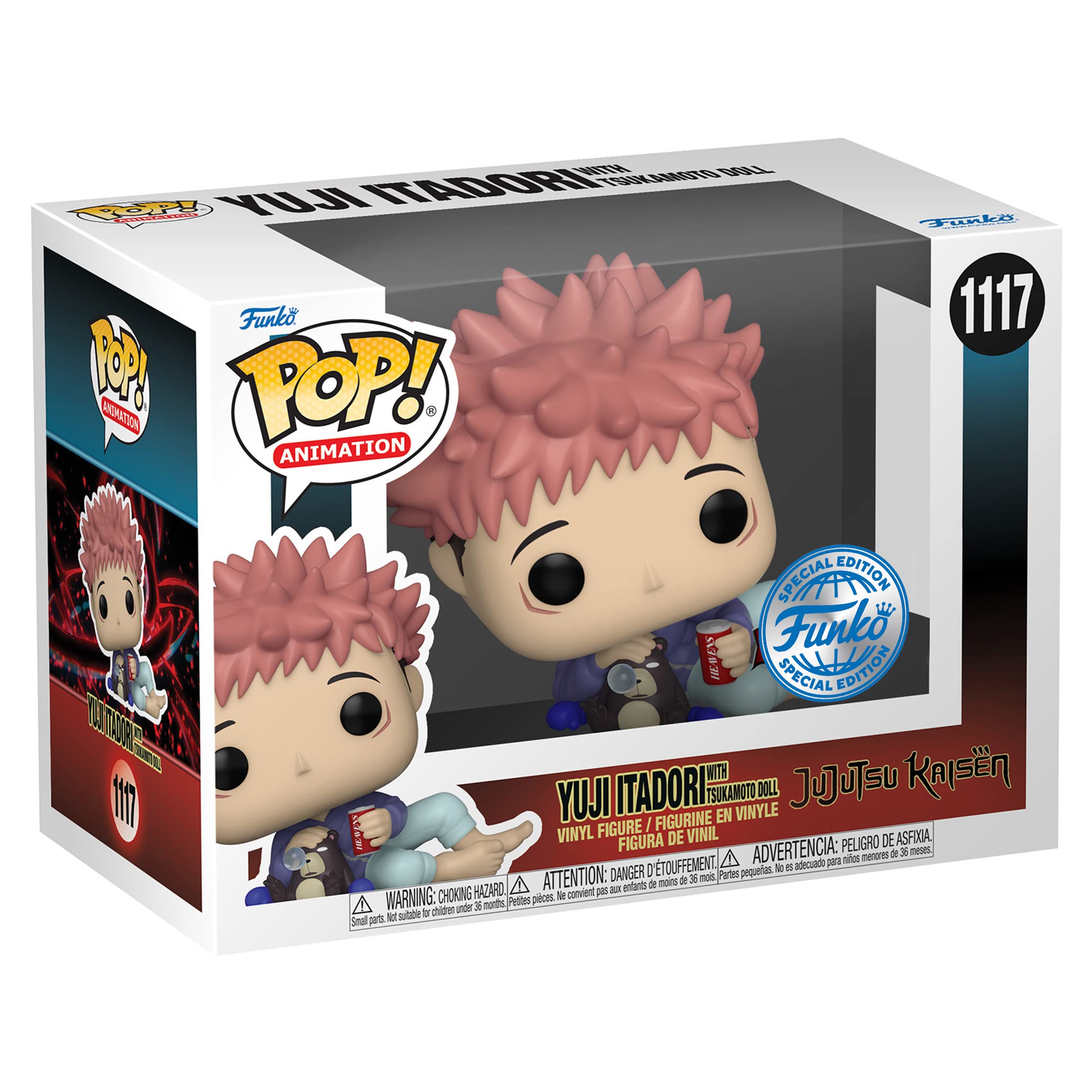Amazon.com: Funko Pop Animation Jujutsu Kaisen - Yuji Itadori with